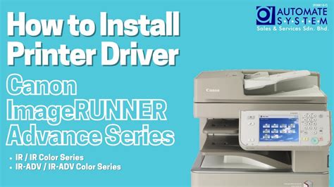 How to Install and Update Canon imageRUNNER ADVANCE 8285 Printer Drivers
